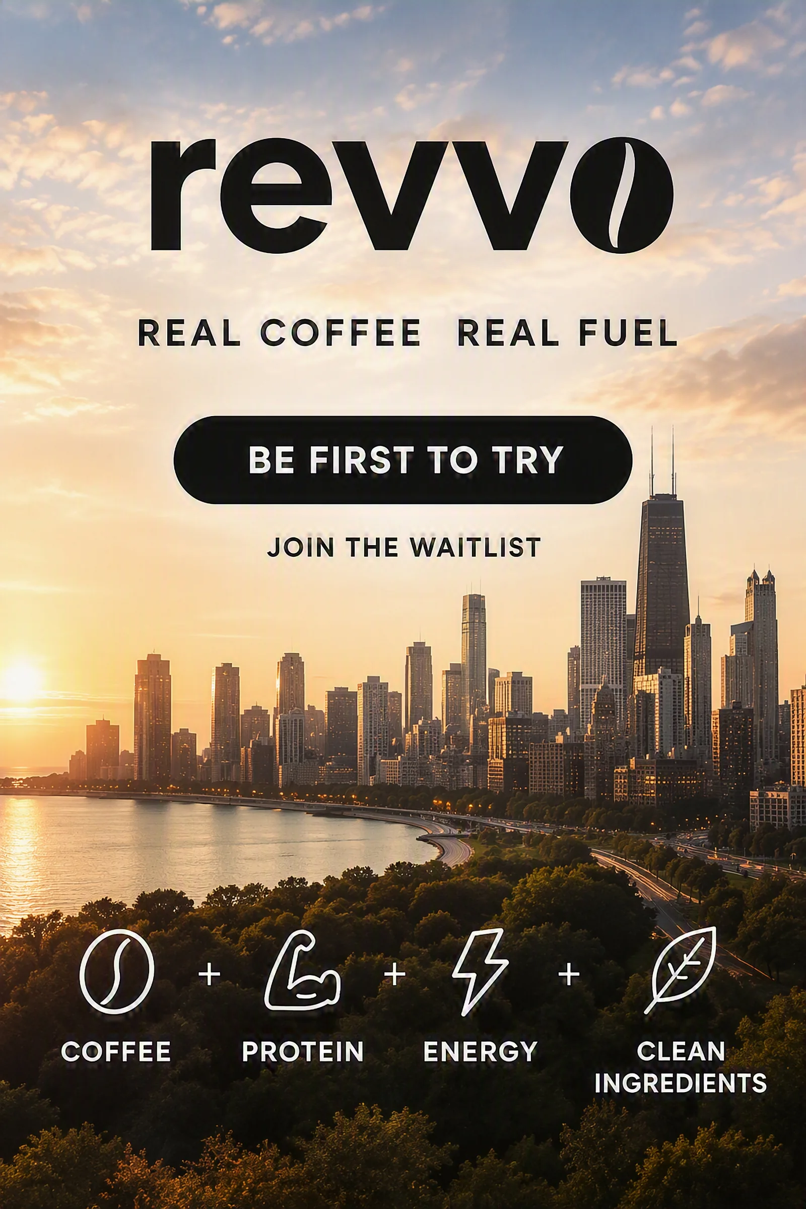 Revvo: real coffee, real fuel. Be first to try