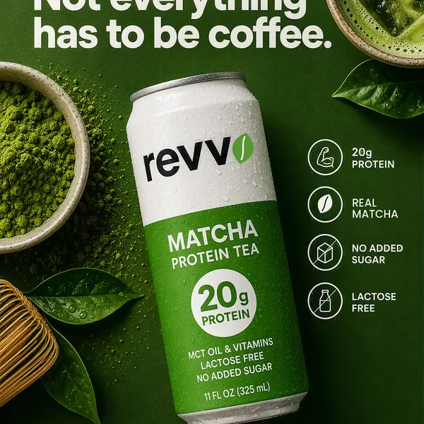 Revvo Matcha: not everything has to be coffee