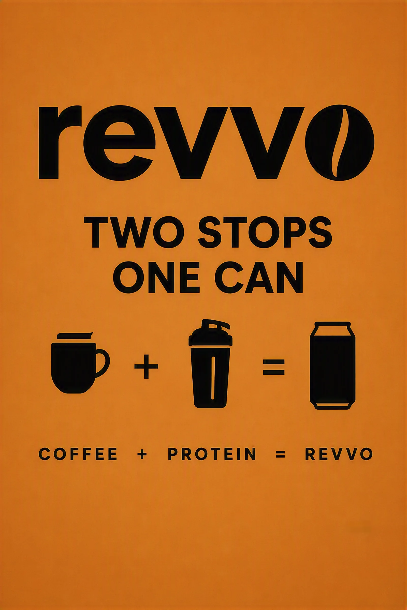 Coffee plus protein equals Revvo