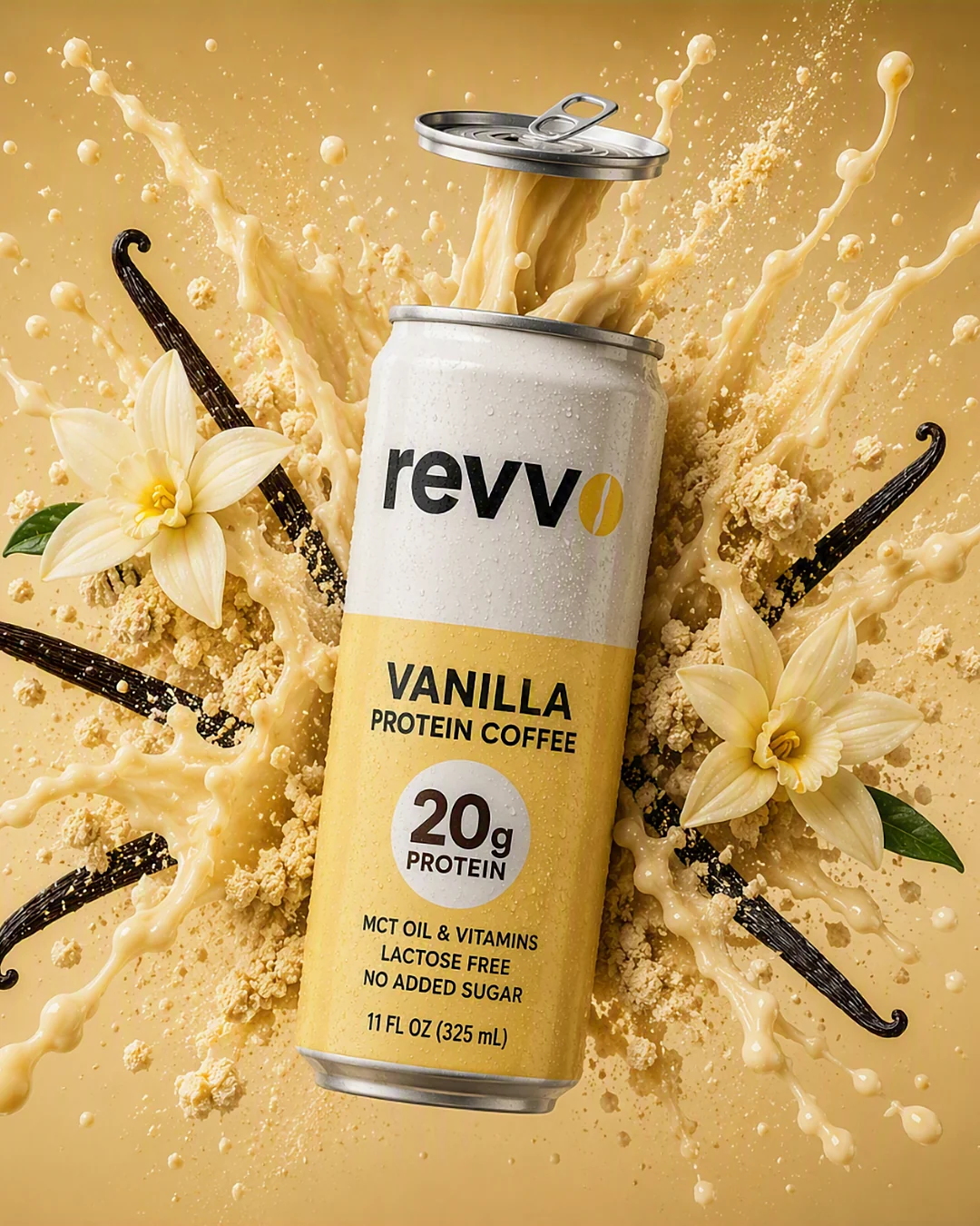 Revvo Vanilla with a vanilla splash
